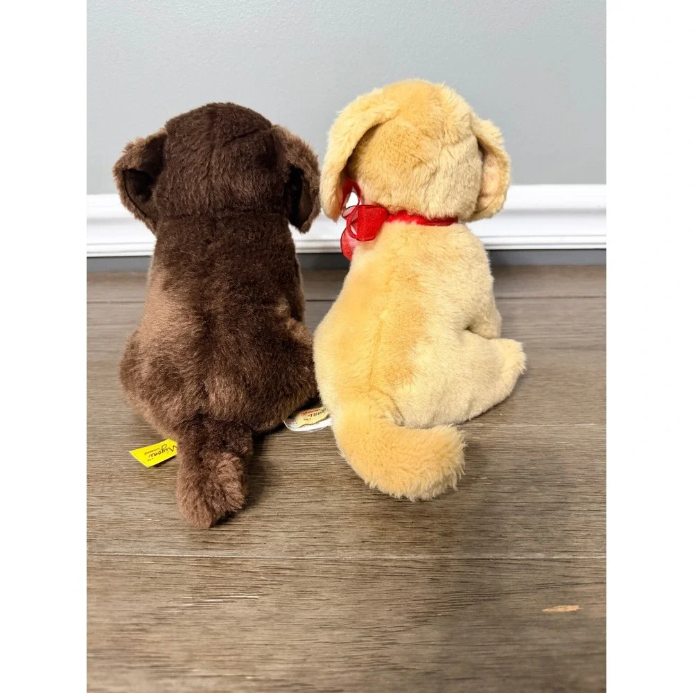 Aurora Miyoni Chocolate Lab & Golden Retriever Plush‎ Lot